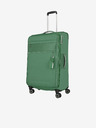 Travelite Sada tří cestovních kufrů a palubní tašky v zelené barvě Travelite Miigo 4w S,M,L