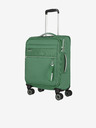 Travelite Sada tří cestovních kufrů a palubní tašky v zelené barvě Travelite Miigo 4w S,M,L