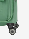 Travelite Sada tří cestovních kufrů a palubní tašky v zelené barvě Travelite Miigo 4w S,M,L