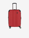 Travelite Červený cestovní kufr Travelite City 4w M