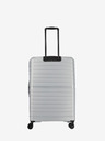 Travelite Stříbrný cestovní kufr Travelite Trient L Silver