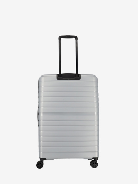 Travelite Stříbrný cestovní kufr Travelite Trient L Silver