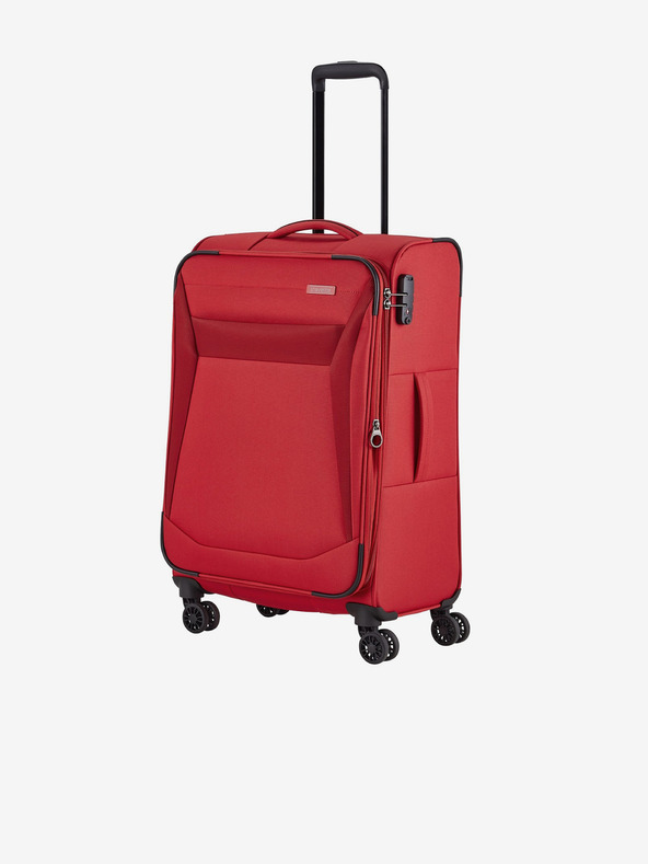 Travelite Červený cestovní kufr Travelite Chios M