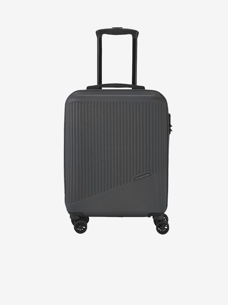 Travelite Tmavě šedý cestovní kufr Travelite Bali S