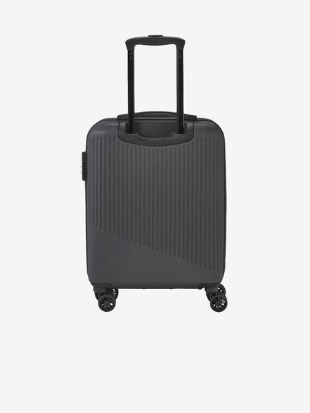 Travelite Tmavě šedý cestovní kufr Travelite Bali S