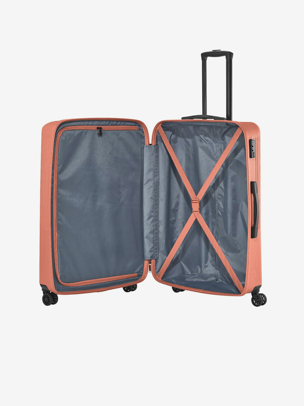 Travelite Oranžový cestovní kufr Travelite Bali L