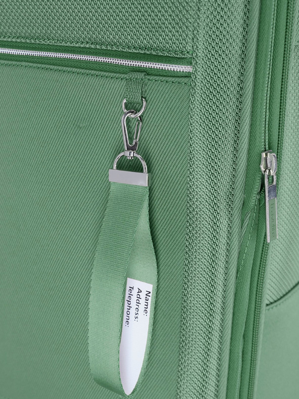 Travelite Zelený cestovní kufr Travelite Miigo 4w M