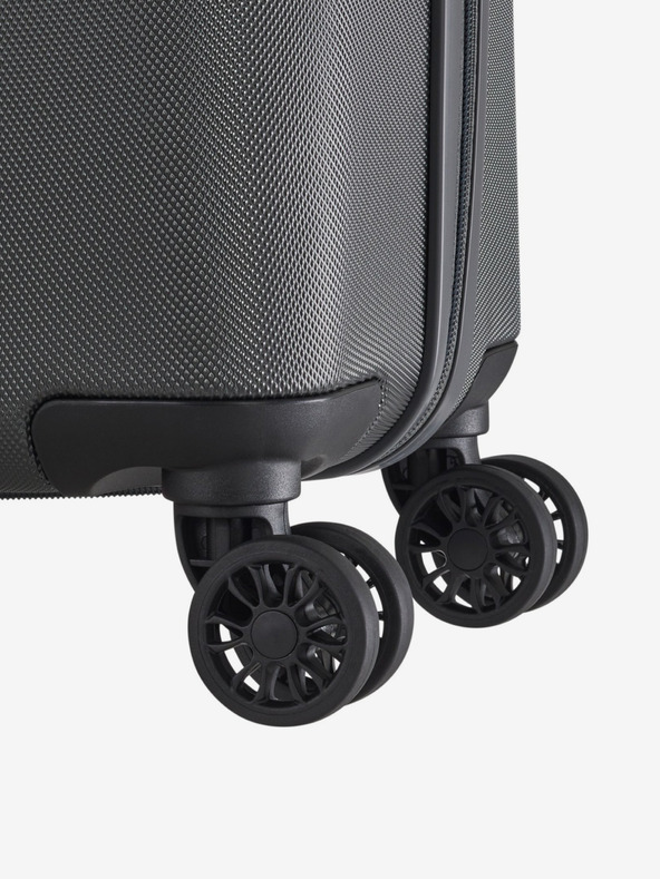 Travelite Tmavě šedý cestovní kufr Travelite Bali M