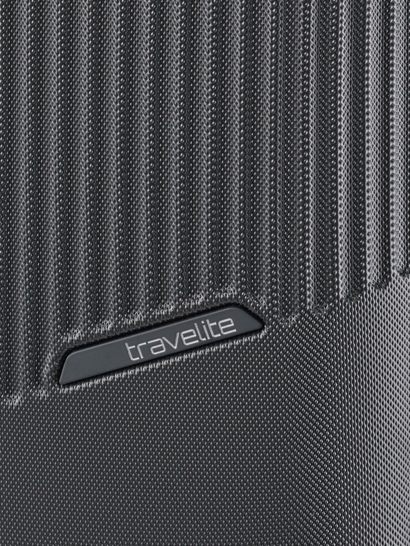 Travelite Tmavě šedý cestovní kufr Travelite Bali M