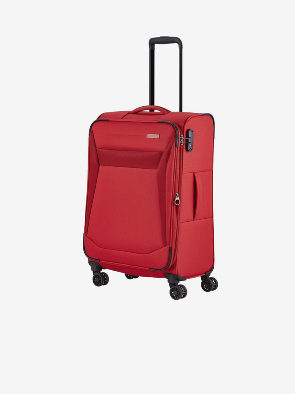 Travelite Sada tří cestovních kufrů v červené barvě Travelite Chios S,M,L