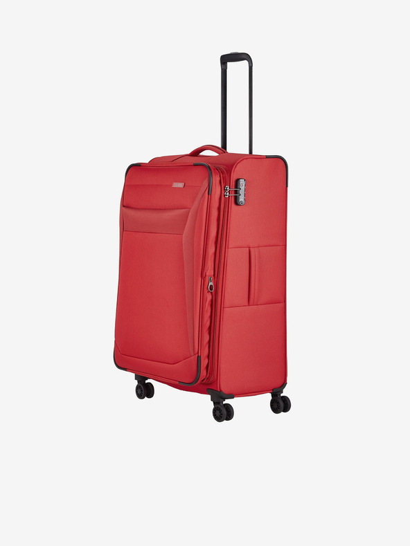 Travelite Sada tří cestovních kufrů v červené barvě Travelite Chios S,M,L