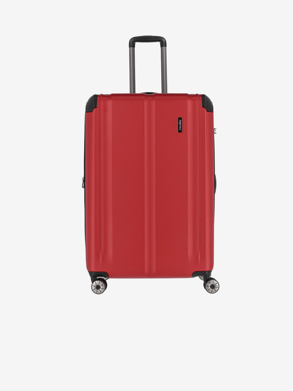Travelite Sada tří cestovních kufrů v červené barvě Travelite City 4w S,M,L