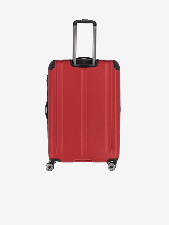 Travelite Sada tří cestovních kufrů v červené barvě Travelite City 4w S,M,L