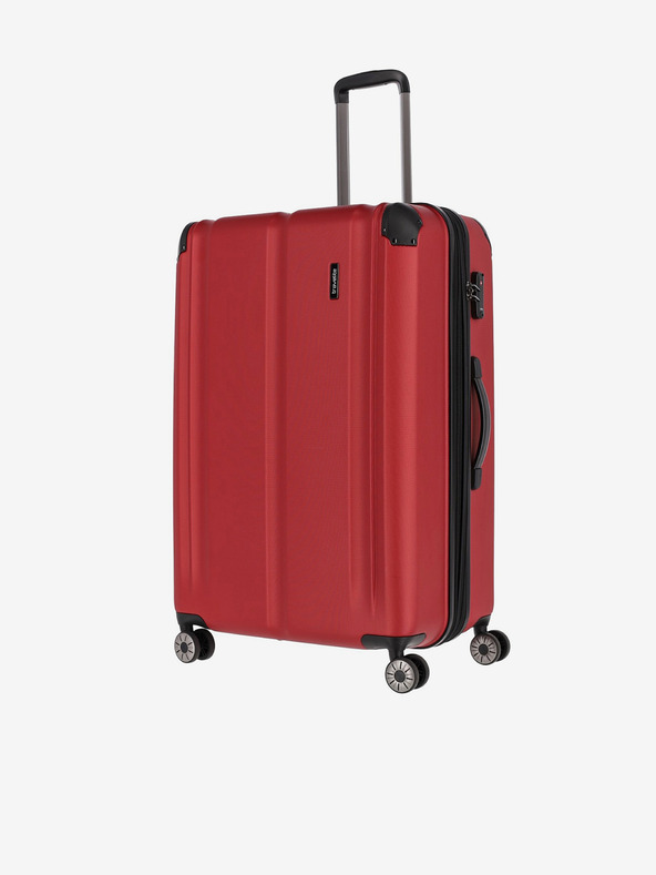 Travelite Sada tří cestovních kufrů v červené barvě Travelite City 4w S,M,L