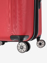 Travelite Sada tří cestovních kufrů v červené barvě Travelite City 4w S,M,L