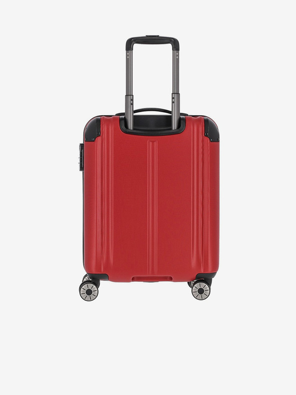 Travelite Sada tří cestovních kufrů v červené barvě Travelite City 4w S,M,L