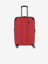 Travelite Sada tří cestovních kufrů v červené barvě Travelite City 4w S,M,L
