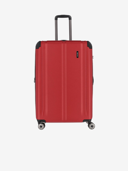 Travelite Červený cestovní kufr Travelite City 4w L