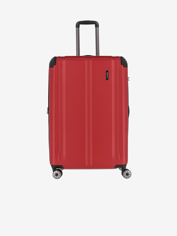 Travelite Červený cestovní kufr Travelite City 4w L