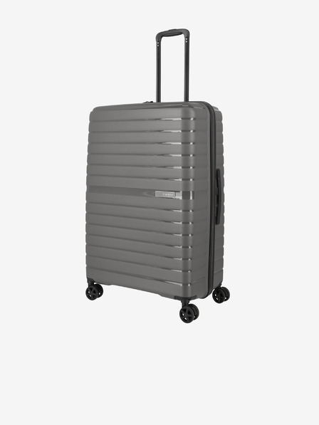 Travelite Stříbrný cestovní kufr Travelite Trient L Anthracite