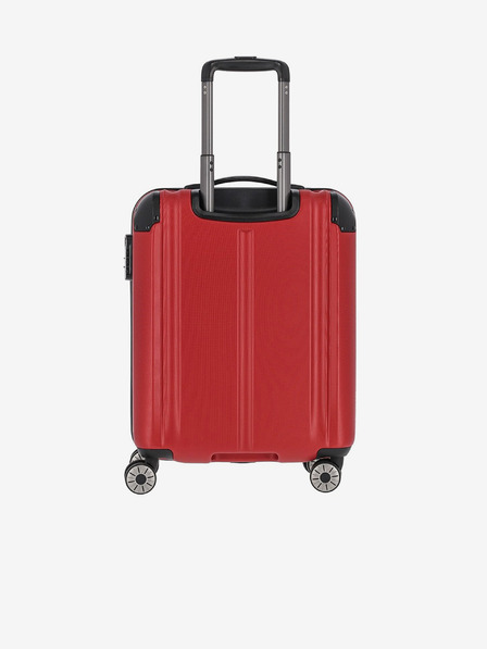 Travelite Červený cestovní kufr Travelite City 4w S