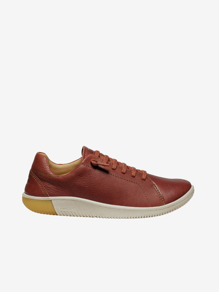 Keen Hnědé dámské kožené tenisky Keen KNX Lace
