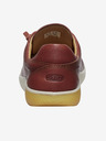 Keen Hnědé dámské kožené tenisky Keen KNX Lace