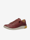 Keen Hnědé dámské kožené tenisky Keen KNX Lace