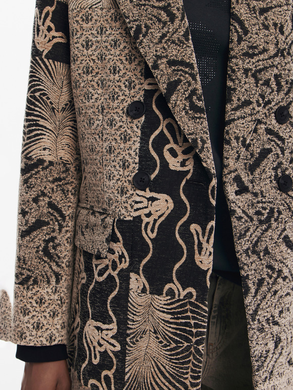 Desigual Dámský vzorovaný kabát Desigual Niza