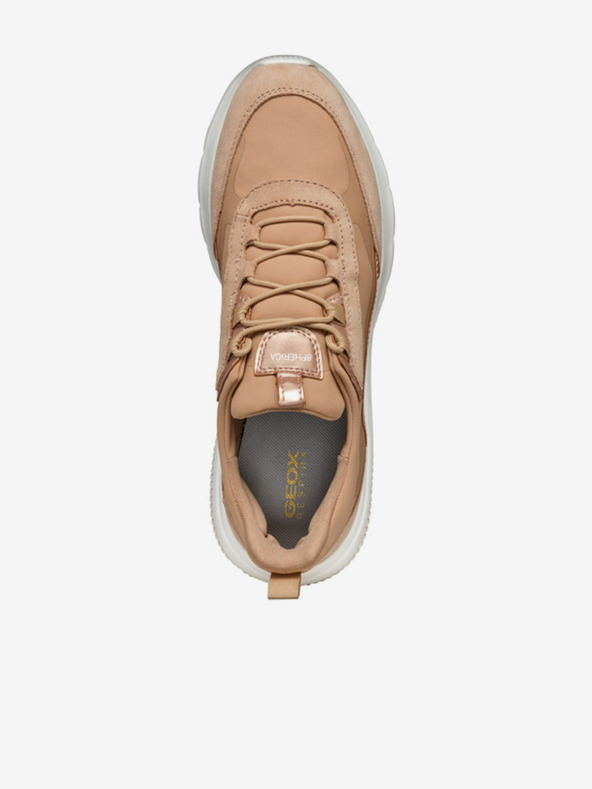 Geox Hnědé dámské tenisky Geox Spherica Actif