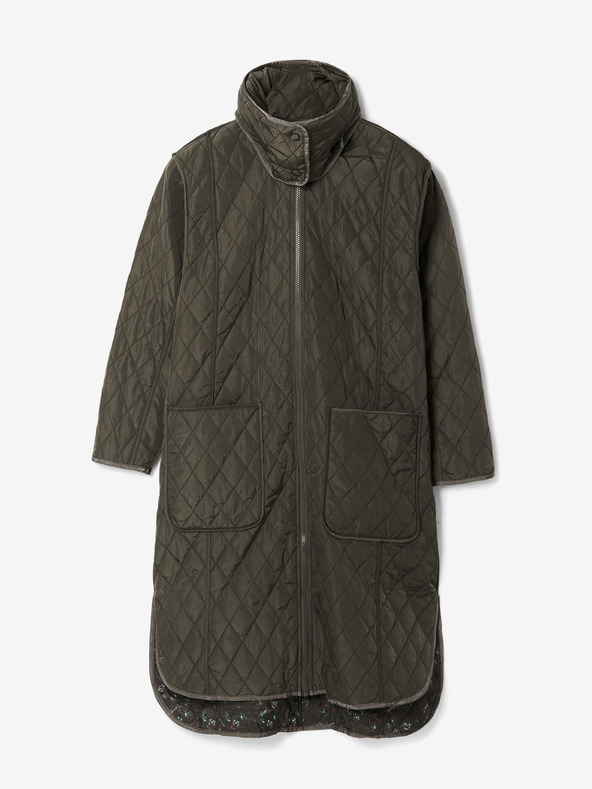 Desigual Dámský oboustranný prošívaný kabát Desigual Odense