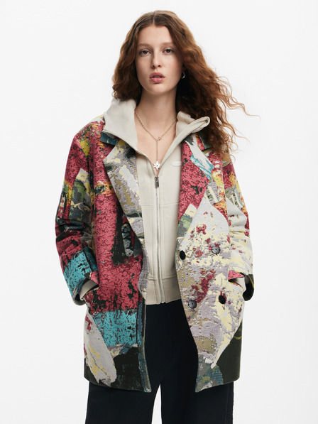 Desigual Dámský květovaný kabát Desigual Poster Lacroix