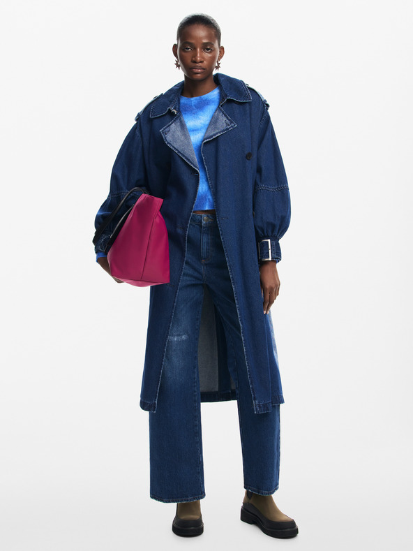 Desigual Dámský džínový trenčkot Desigual Berlin