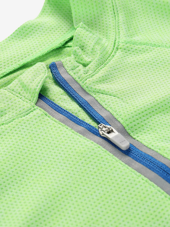 ALPINE PRO Zelené klučičí rychleschnoucí cyklo triko Alpine Pro LATTERO