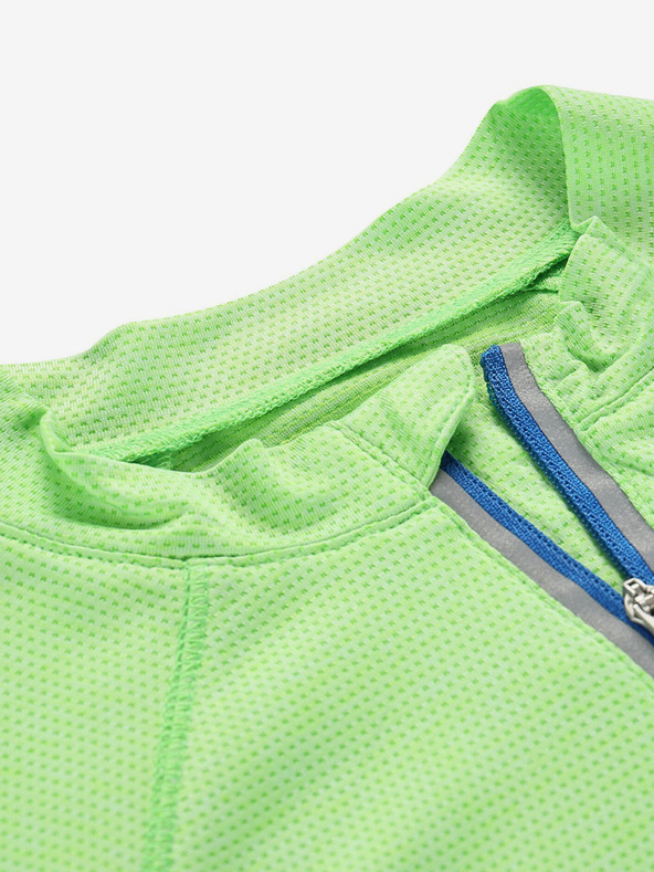 ALPINE PRO Zelené klučičí rychleschnoucí cyklo triko Alpine Pro LATTERO