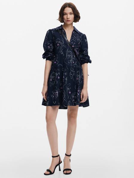 Desigual Dámské vzorované košilové šaty Desigual Louisville