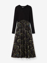 Desigual Dámské květované šaty Desigual Dark Pensee Lacroix