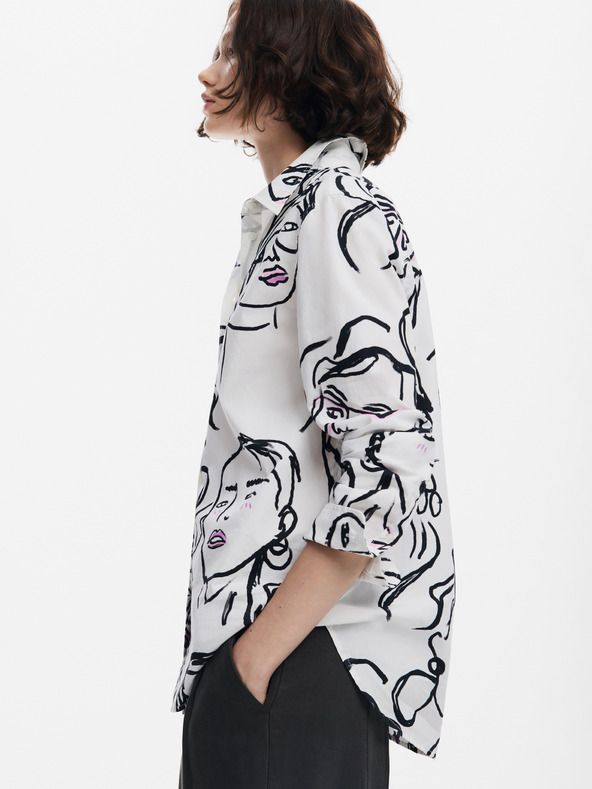 Desigual Dámská vzorovaná košile Desigual Faces