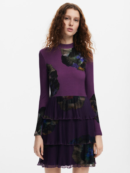 Desigual Dámské květované šaty Desigual Pensee Lacroix