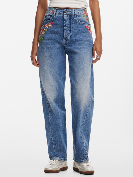 Desigual Dámské straight džíny Desigual Carina