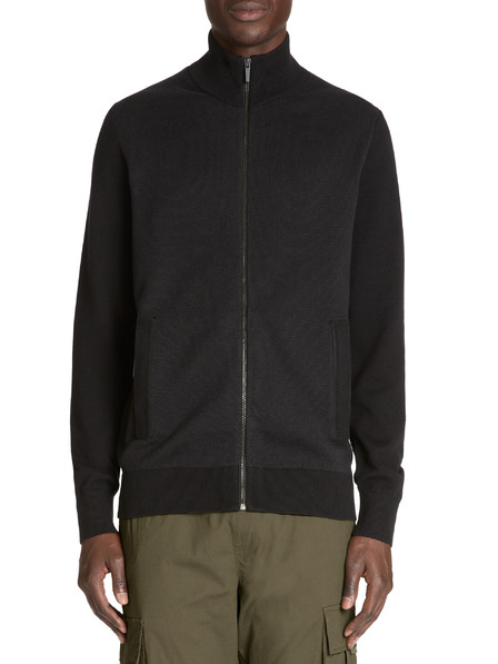 Celio Černá pánská kardigan na zip Celio Jebille