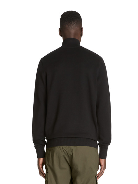 Celio Černá pánská kardigan na zip Celio Jebille