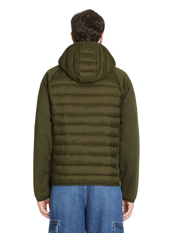 Celio Khaki pánská vesta s kapucí Celio Jushellsl