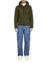 Celio Khaki pánská vesta s kapucí Celio Jushellsl