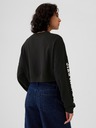 GAP Crop mikina s logem Gap