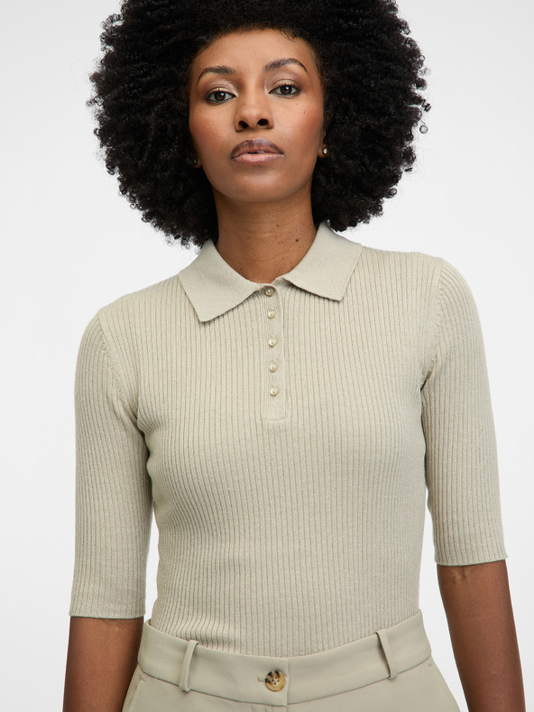 Orsay Šedé dámské tričko s krátkým rukávem ORSAY