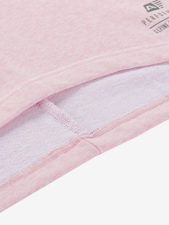 ALPINE PRO Růžové dámské bavlněné šaty Alpine Pro MOLEDA