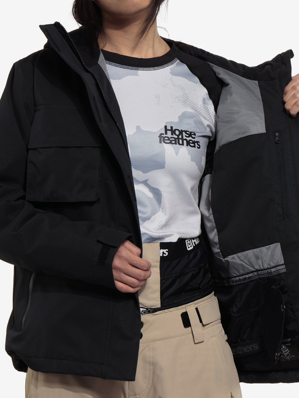 Horsefeathers Bunda Rheie Horsefeathers - černá