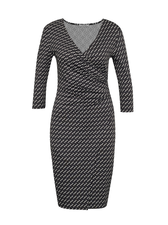 Orsay Černé dámské šaty ke kolenům ORSAY