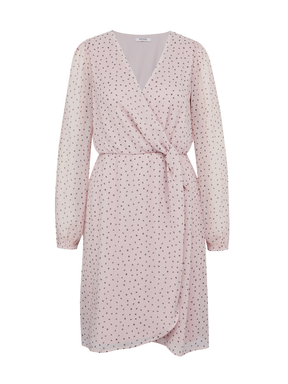 Orsay Světle růžové dámské šaty ke kolenům ORSAY